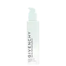 Frasco branco com bomba doseadora da linha de produtos de cuidados com a pele Givenchy Skin Ressource, contendo loção hidratante suavizante.
