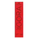Coloração de cabelo da marca Schwarzkopf Professional, na cor vermelha, com o nome "Igora Royal" impresso em preto. O produto é descrito como uma tintura de cabelo permanente.