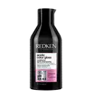 Frasco preto da linha Redken 5th Avenue NYC contendo condicionador Acidic Color Gloss, com rótulo rosa destacando o pH 3.5-4.5 e a tecnologia avançada de pH.