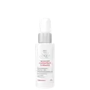 Produto clareador concentrado Melan-Off da marca Adcos. Embalagem plástica branca opaca com tampa protetora. Rótulo frontal com texto descrevendo o produto como um clareador uniformizador de tom que minimiza danos da luz visível. Frasco de 30g.