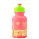 Condicionador reparador ativo inovador e patenteado da marca Lola. Embalagem plástica rosa e verde neon de 270ml. Frasco cilíndrico com tampa rosqueada verde. Rótulo com texto em português "Ei, se liga eu não sou uma garrafa de água" e o logotipo da Lola.