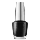 Frasco de esmalte OPI Infinite Shine, com design elegante e moderno em preto e prata, na versão cor Black Onyx