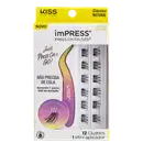 Kit Kiss New York imPRESS Press-on Falsies Mini Natural 01 (2 Produtos).