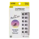Cílios Postiços Kiss New York imPRESS Press-on Falsies Mini Natural 03 Refil (12 Unidades)