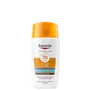 Protetor Solar Facial Eucerin Hydro Fluid FPS70 Cor Escura, 50ml.