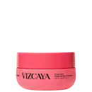 Embalagem rosa de máscara reparadora intensiva da marca Vizcaya, com texto em preto destacando o nome da marca e a função do produto.