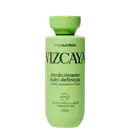 Frasco verde de 250ml do condicionador Vizcaya Curl Nutrition, com rótulo destacando os ingredientes de moringa, baobá e manteiga de karité para cabelos cacheados e crespos.