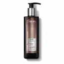 Frasco de 250 ml de Finishing Leave-in da marca Truss Professional, com design preto e prata, contendo informações sobre a tecnologia de memória de curva e proteção contra frizz.
