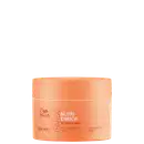 Frasco de máscara capilar Wella Professionals Nutri-Enrich com Goji Berry, embalagem laranja, rótulo com informações sobre o produto e sua função de nutrição intensa.