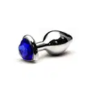 Plug Anal Sexy Import Coração Cristal Joia P Azul, 1 produto.