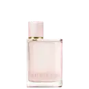 Frasco de item de perfumaria da marca Burberry, com embalagem de cor rosa clara e detalhes dourados.
