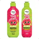 Kit Salon Line Kids #todecacho Melancia: Shampoo de 300ml e Condicionador 200ml