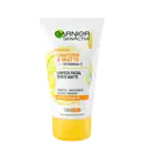 Garnier SkinActive Inovação Uniform & Matte Vitamina C Limpeza Facial Efeito Matte Purifica, uniformiza e reduz marcas Antioleosilidade 120g