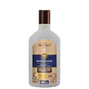 Frasco de shampoo Tío Nacho Engrossador, com 200 mL, apresentando embalagem branca com detalhes em dourado e azul, destacando ingredientes como geleia real e extrato de urtiga.