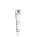 Embalagem em tubo plástico branco com detalhes em cinza e vermelho. Rótulo indica que é um "Redermic Retinol Concentrado", um corretivo antirrugas uniformizador intensivo.