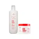 Kit Schwarzkopf Professional BC Bonacure Clean Performance Repair Rescue Power Salon, 2 produtos.