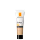 Tubo de protetor solar da marca La Roche-Posay, com embalagem branca e laranja, rotulado como "Anthelios Ultra Cover SPF 60", indicando alta proteção solar.