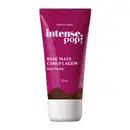 rasco em tons de roxo e marrom escuro com tampa e letras brancas contendo 20ml de base mate Camuflagem na cor 330 da marca Intense Pop!