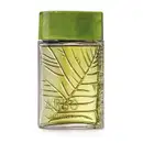 Vidro quadrado transparente com folhas em relevo, líquido verde e tampa verde musgo contendo 100ml de desodorante colônia Arbo Forest.