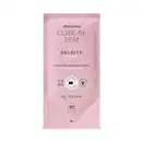 Refil de creme hidratante para as mãos da marca Cuide-se Bem Deleite em sachê de 40g na cor rosa com letras pretas.