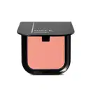 Blush em pó mate Luminoso Rose Make B. na cor rosa em estojo quadrado preto de cantos arredondados e o nome da marca gravado na tampa em letras brancas.