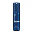 Frasco azul marinho com letras amarelas e detalhe branco contendo 100ml de body spray desodorante da marca Quasar Blue.