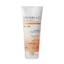 Bisnaga azul e laranja com letras marrons e detalhe na cor laranja contendo 50g de gel de limpeza facial antioxidante da marca Botik Vitamina C.