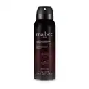 Frasco preto fosco com letras cinzas contendo 75g/125ml de antitranspirante aerossol jato seco da marca Malbec Icon.