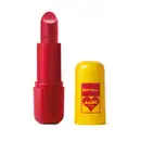 Batom cremoso vermelho da marca Intense By Amor de tampa amarela com tubo e letras vermelhas.

