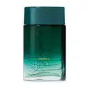O item apresentado é um frasco de desodorante colônia Arbo Atlântica. O frasco é de vidro com uma tampa verde e possui uma coloração verde degradê, com detalhes em relevo na superfície. O rótulo está em relevo na embalagem.