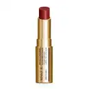 Batom preenchedor na cor Vermelho Red Classic da marca Make B. Hyaluronic em tubo dourado com letras pretas.