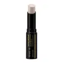 Balm labial preenchedor da marca Make B. Hyaluronic na cor branca com tudo e tampa pretos e letras gravadas na embalagem em letras douradas.