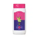 Frasco branco com tampa rosa e rótulo na cor rosa e azul com ilustração do personagem Patrick Estrela contendo 250ml de sabonete líquido corporal da marca Cuide-se Bem Bob Esponja e Amigos.