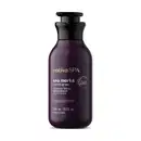 Frasco roxo escuro com tampa preta e letras douradas e brancas contendo 400ml de loção nutritiva hidratante corporal da marca Nativa SPA Uva Merlot.