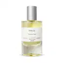 Vidro cilíndrico transparente com líquido amarelado, tampa prata e rótulo branco com letras pretas contendo 75ml de Eau de Parfum Privée Pleasure Shot.