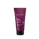 Bisnaga de creme perfumado desodorante corporal da linha Nativa SPA Rosas Secretas, na cor roxa com tampa preta, contendo texto com informações sobre o produto em branco na embalagem.