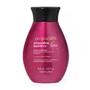 Frasco pink com tampa preta da linha Orquídea Lumière da marca Nativa SPA, contendo óleo glorioso hidratante desodorante corporal com óleo de quinoa.