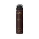 Imagem de um frasco de spray íntimo da marca Malbec Pure Gold na cor vinho, com rótulo em dourado contendo o nome da marca em destaque.