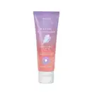 Imagem de um frasco de gel hidratante facial da marca Cuide-se Bem Algodão Doce, com embalagem em tons de roxo e rosa, tampa branca e rótulo contendo um algodão doce ilustrado.