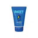 Bisnaga de desodorante em creme da marca Next na cor azul escuro e ilustração de bateria em azul claro com um raio amarelo dentro e informações sobre tecnologia SmartShield escritas no rótulo.