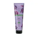 Imagem de um frasco de shampoo da marca Cuide-se Bem Feira Cachos de Uva, com embalagem roxa com ilustrações de cachos de uva roxas e tampa preta. A embalagem traz 270ml do produto.