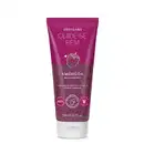 Frasco roxo com ilustração de amora e tampa roxa contendo 200ml de loção hidratante corporal da marca Cuide-se Bem Amoruda.