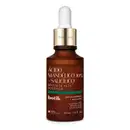 Imagem de um frasco de vidro marrom com conta-gotas e rótulo dourado da marca Botik, contendo sérum de alta potência com ácido mandélico 10% e ácido salicílico, para tratamento antienvelhecimento e antiacne.