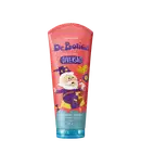 Loção hidratante Dr. Botica Pação da Diversão em tubo de 150 ml. Embalagem com predominância de cores coral e azul, ilustrada com personagem mágico e elementos decorativos. Produto infantil.