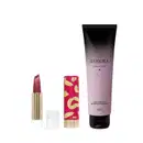 Kit Loção Corporal Eudora Velvet Divine 150ml + Refil Batom 3,4g + Case Para Batom