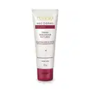 Embalagem tubo do Creme renovador noturno da linha Neo Dermo da Eudora, em de 50g. Tampa dourada na parte inferior, rótulo com design dourado e vermelho no fundo branco, destacando tecnologia Block Effect e bioretinol.