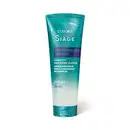 O produto apresentado é um shampoo da linha Siàge da Eudora, com foco em controle da oleosidade. A embalagem é um tubo plástico de cor turquesa, com o nome "Siàge" e "Antioleoside Micelar" destacados.