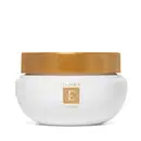 Frasco de creme hidratante branco com tampa dourada, exibindo o logotipo da marca Eudora Golden. O produto apresenta uma embalagem simples e elegante, com destaque para a cor dourada da tampa.