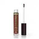 Gloss labial da marca Eudora Make, com aplicador, em tom marrom, com rótulo dourado contendo o nome "Micro Injection" e "Gloss Labial".
