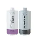 Frascos de Shampoo Caviar Color e Acidificante pH Balancer, ambos da marca K.Pro.